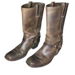 Frye Brown Heeled Boots